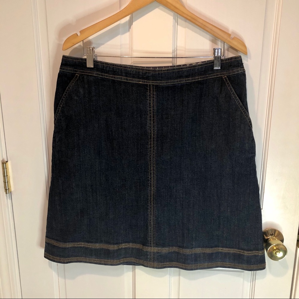 Boden a line denim skirt size 12R